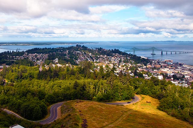 Astoria, Oregon skyline